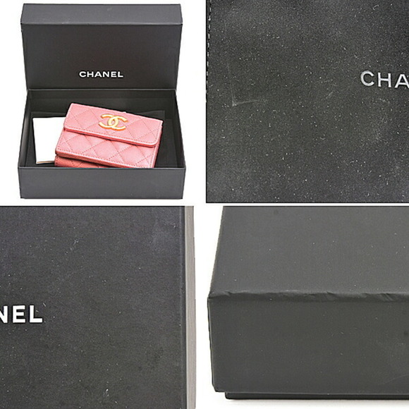 CHANEL Authentic Pink Caviar Leather Wallet - Picture 10 of 10